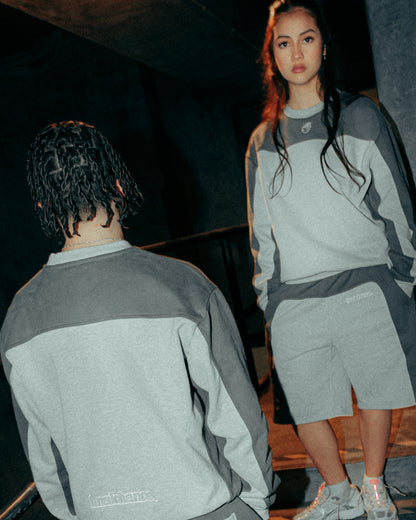TWO TONE CREWNECK